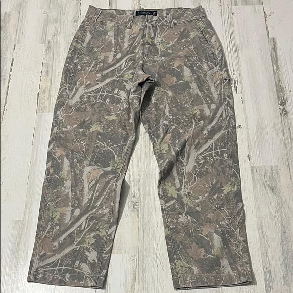 Abercrombie & Fitch Athletic Loose  Camouflage Men Pants Size 30 - Picture 7 of 14
